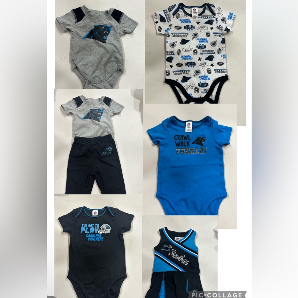 Carolina Panthers Kids Clothing Set
